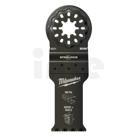 MILWAUKEE Bimetalový nůž 35 mm pro ponorné řezy do dřeva s hřebíky zaručuje dlouhou životnost 48906521