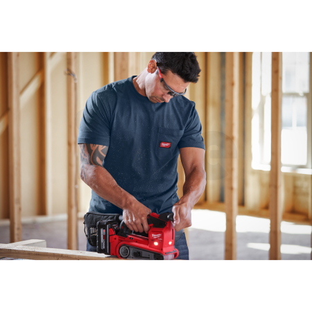 MILWAUKEE Pracovní triko s krátkým rukávem modré 4932493016