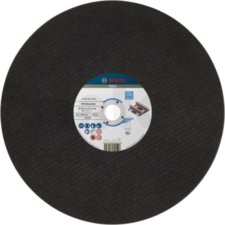 BOSCH Řezací kotouč PRO Rail, 355 × 4 × 25,4 mm 2608601339