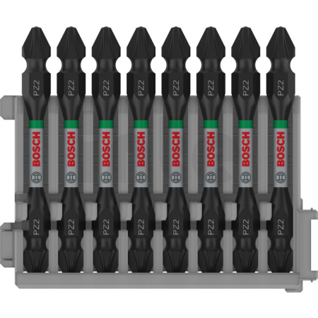 BOSCH Oboustranný bit PRO Impact pro Pick and Click, PZ2, 65 mm, 8 ks 2608522338