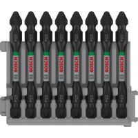 BOSCH Oboustranný bit PRO Impact pro Pick and Click, PZ2, 65 mm, 8 ks 2608522338
