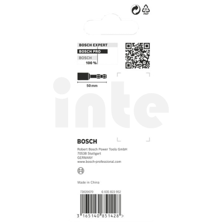 BOSCH Nástrčný klíč ImpactControl, 1 ks 2608522352