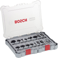BOSCH Smíšená sada fréz PRO, stopka ¼″, 15 ks 2607017473