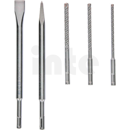 BOSCH Sada sekáčů PRO SDS plus-4C a vrtáků do kladiv, 5 ks 2607017515