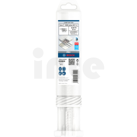 BOSCH Sada sekáčů PRO SDS plus-4C a vrtáků do kladiv, 5 ks 2607017515