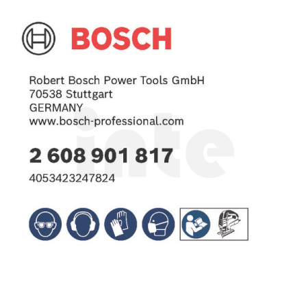 BOSCH Pilový plátek pro přímočaré pily EXPERT Fiber Plaster T141HM, 10 ks 2608901817
