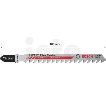 BOSCH Pilový plátek pro přímočaré pily EXPERT Fiber Plaster T141HM, 10 ks 2608901817