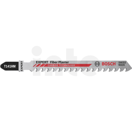 BOSCH Pilový plátek pro přímočaré pily EXPERT Fiber Plaster T141HM, 10 ks 2608901817
