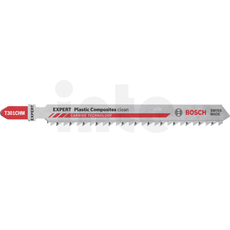 BOSCH Pilový plátek pro přímočaré pily EXPERT Plastic Composites clean T301CHM, 3 ks 2608902471