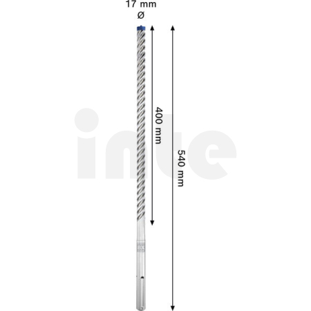 BOSCH Vrták do kladiv EXPERT SDS max-8X, 17 × 400 × 540 mm 2608900220