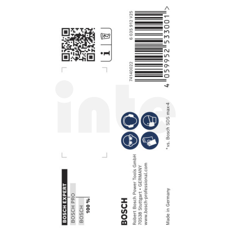 BOSCH Vrták do kladiv EXPERT SDS max-8X, 19 × 200 × 320 mm 2608900226