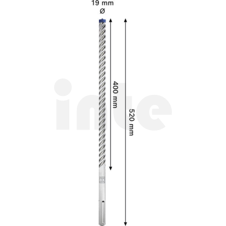 BOSCH Vrták do kladiv EXPERT SDS max-8X, 19 × 400 × 520 mm 2608900227