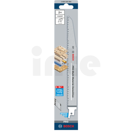 BOSCH List PRO Multi Material Demolition S1110VF 1,6 × 22 × 225 mm, 2 ks 2608659004