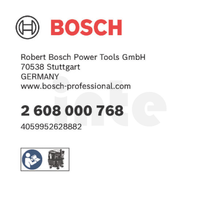 BOSCH Štěrbinová hubice, 40 × 40 × 194 mm 2608000768