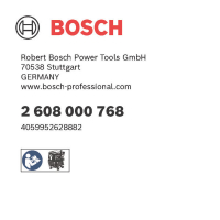 BOSCH Štěrbinová hubice, 40 × 40 × 194 mm 2608000768