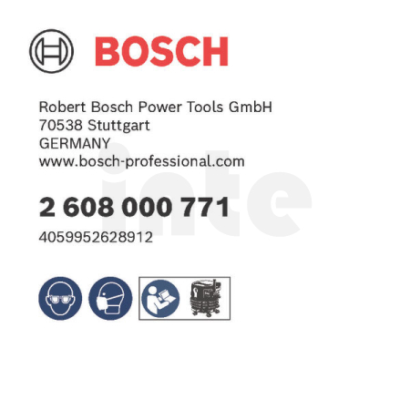 BOSCH Filtr třídy M, 158 × 158 × 160 mm 2608000771
