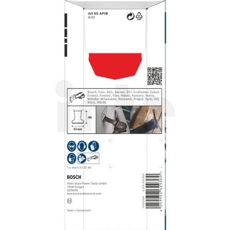 BOSCH Ponorný pilový list PRO AII 65 APIB, 65 × 40 mm, 5 ks 2608669079