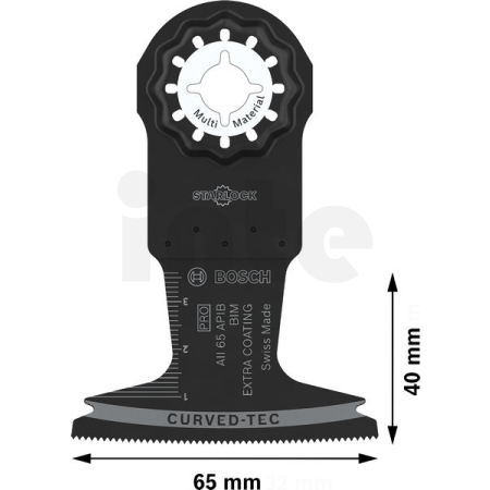 BOSCH Ponorný pilový list PRO AII 65 APIB, 65 × 40 mm, 5 ks 2608669079