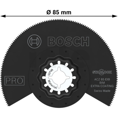 BOSCH Segmentový pilový kotouč PRO ACZ 85 EIB pro multifunkční nářadí, 85 mm 2608669086