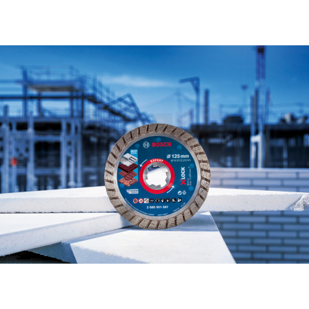 BOSCH Diamantový řezací kotouč EXPERT MultiMaterial X-LOCK 125 × 22,23 × 2,4 × 12 mm 2608901597
