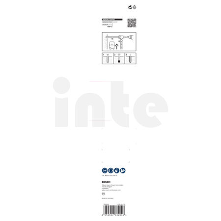 BOSCH Set vrtáku s odsáváním do betonu EXPERT SDS Clean plus-8X, 20 × 400 × 550 mm 2608901619