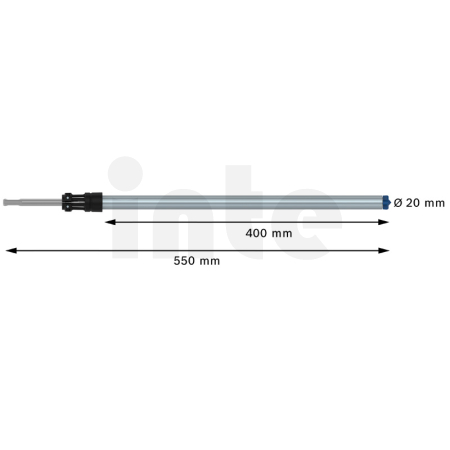 BOSCH Vrták do betonu EXPERT SDS Clean plus-8X, 20 × 400 × 550 mm 2608901620