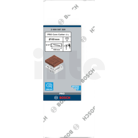 BOSCH Diamantová vrtací korunka pro vrtání za sucha G 1/2" 2608587320