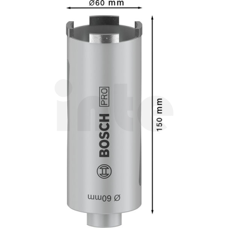 BOSCH Diamantová vrtací korunka pro vrtání za sucha G 1/2" 2608587320
