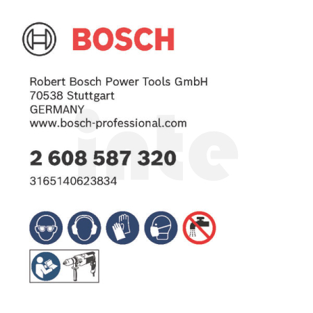 BOSCH Diamantová vrtací korunka pro vrtání za sucha G 1/2" 2608587320