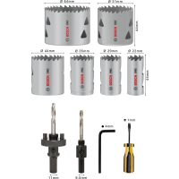 BOSCH Sada děrovek PRO Multi Material, 12 ks 2608900524