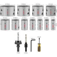 BOSCH Sada děrovek PRO Multi Material, 17 ks 2608900525
