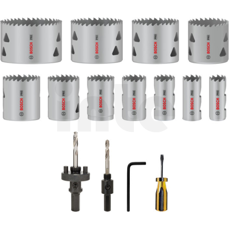 BOSCH Sada děrovek PRO Multi Material, 17 ks 2608900525
