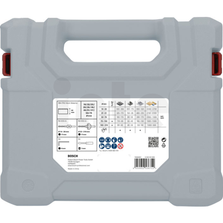 BOSCH Sada děrovek PRO Multi Material, 17 ks 2608900525