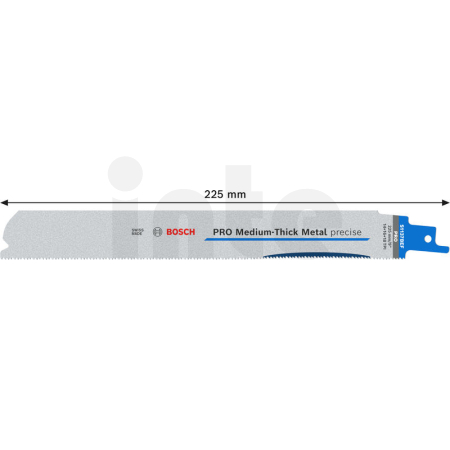 BOSCH List PRO Medium-Thick Metal precise S1137BEF 1,1 × 25 × 225 mm, 25 ks 2608658995