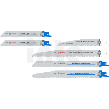 BOSCH Sada listů PRO Demolition, 6 ks 2607011820