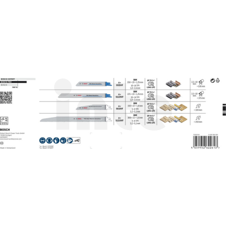 BOSCH Sada demoličních listů PRO Tough Box, 16 ks 2607011822