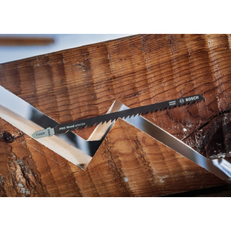 BOSCH Pilový plátek pro přímočaré pily PRO Wood precise T344DP 152 mm, 2 ks 2608665236
