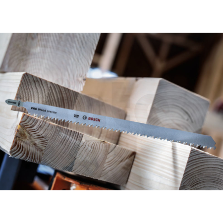BOSCH Pilový plátek pro přímočaré pily PRO Wood precise T1044DP, 250 mm, 2 ks 2608665237