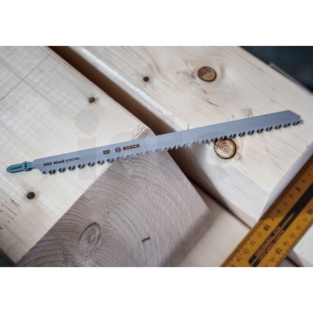BOSCH Pilový plátek pro přímočaré pily PRO Wood precise T1044DP, 250 mm, 2 ks 2608665237