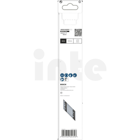 BOSCH Pilový plátek pro přímočaré pily PRO Wood precise T1044DP, 250 mm, 2 ks 2608665237
