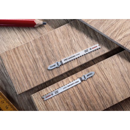 BOSCH Pilový plátek pro přímočaré pily PRO Laminate clean T101BIF, 83 mm, 2 ks 2608655091