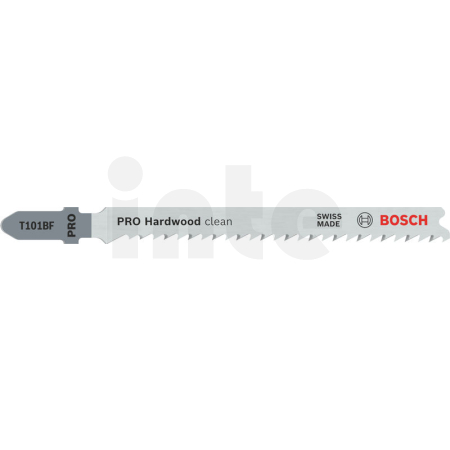 BOSCH Pilový plátek pro přímočaré pily PRO Hardwood clean T101BF 100 mm, 2 ks 2608655092