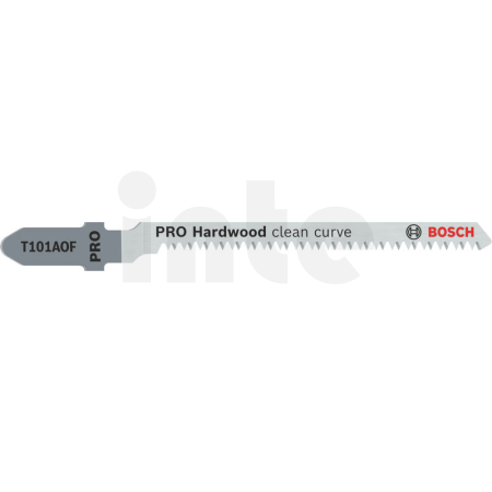 BOSCH Pilový plátek pro přímočaré pily s obrácenými zuby PRO Hardwood clean curve T101AOF, 83 mm, 2 ks 2608655093