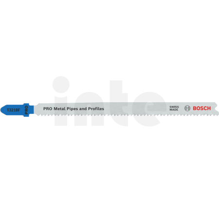 BOSCH Pilový plátek pro přímočaré pily PRO Metal Pipes and Profiles T321BF 132 mm, 2 ks 2608655098