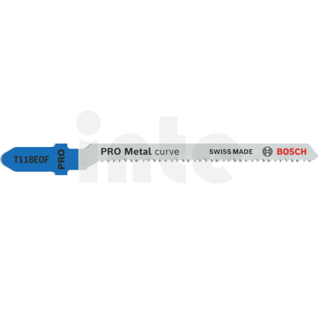BOSCH Pilový plátek pro přímočaré pily PRO Metal curve T118EOF, 83 mm, 2 ks 2608655099