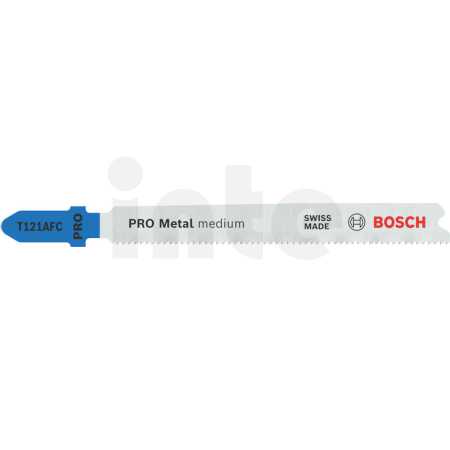 BOSCH Pilový plátek PRO Metal medium T121AFC pro přímočaré pily, 92 mm, 25 ks 2608655107