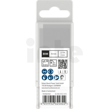 BOSCH Pilový plátek PRO Metal thick T121BFC pro přímočaré pily, 92 mm, 25 ks 2608655111