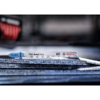 BOSCH Pilový plátek PRO Metal thick T121BFC pro přímočaré pily, 92 mm, 100 ks 2608655112