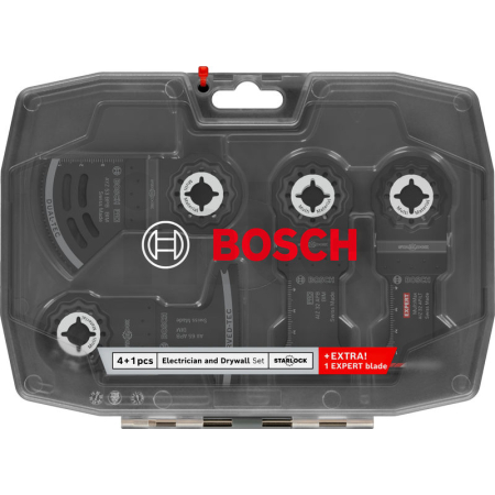 BOSCH Sada pilových listů pro elektrikáře a sádrokartonáře, 5 ks 2608669095