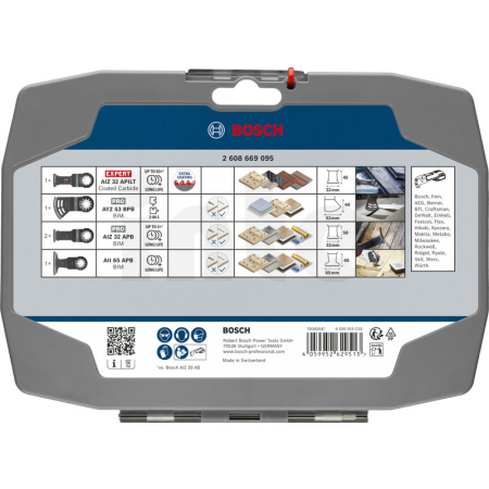 BOSCH Sada pilových listů pro elektrikáře a sádrokartonáře, 5 ks 2608669095